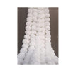 Artificial Marigold Fluffy Flowers Garlands Pack of 5 White