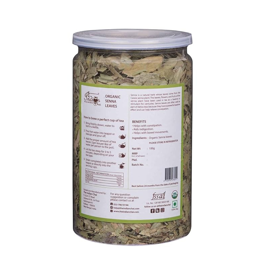 The Indian Chai - Organic Senna Tea Leaves - 100 gms