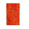 Artificial Marigold Fluffy Flowers Garlands for Decoration Dark Orange 5 Pieces