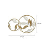 DSH Crafting Your Curiosity Metal Handcrafted Wall Hanging Wall Decor Wall Art 2 Ring White