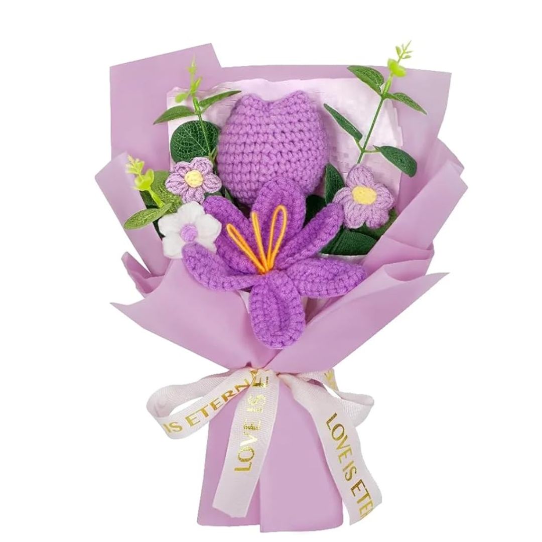 Artificial Crochet Flower Bouquet/Artificial Flowers Bunch Design 5