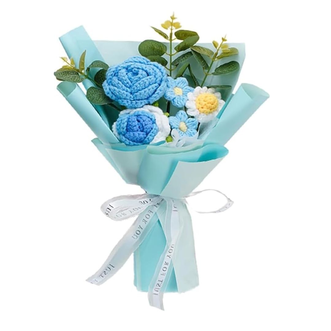 Artificial Crochet Flower Bouquet/Artificial Flowers Bunch Design 1