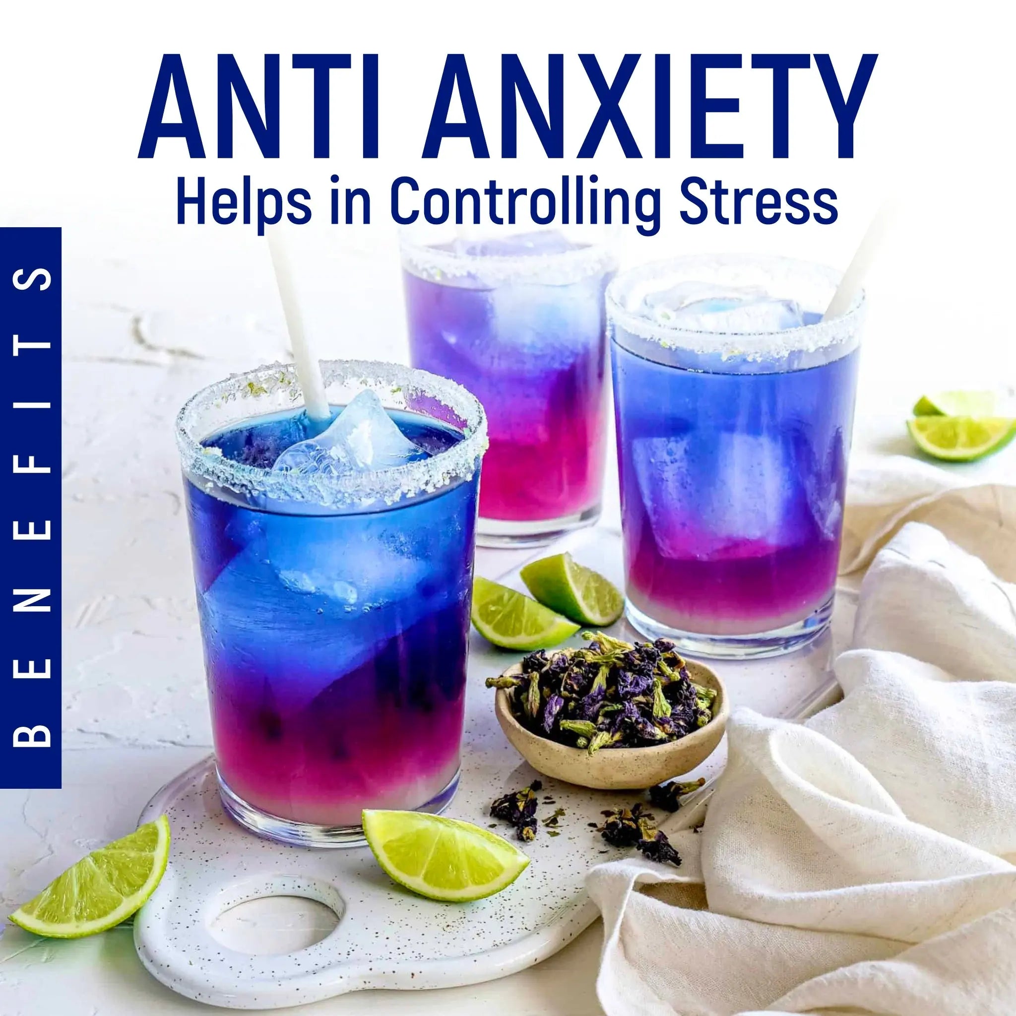 vedapure naturals BLUE Butterfly Pea Flower Tea - 25 gms