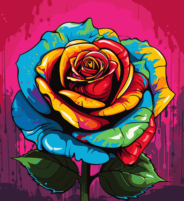 Paint Waint Vibrant Rose