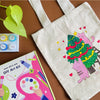 Doodles White Tote Bag Kit