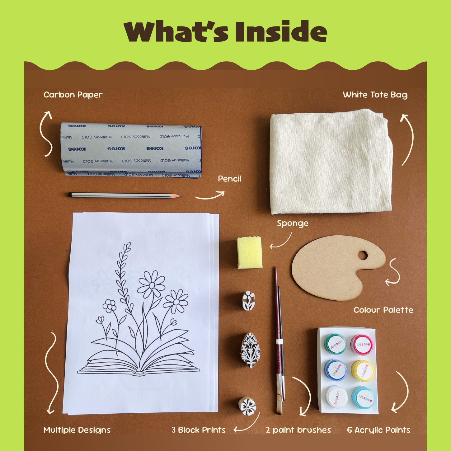 White Tote Bag Kit