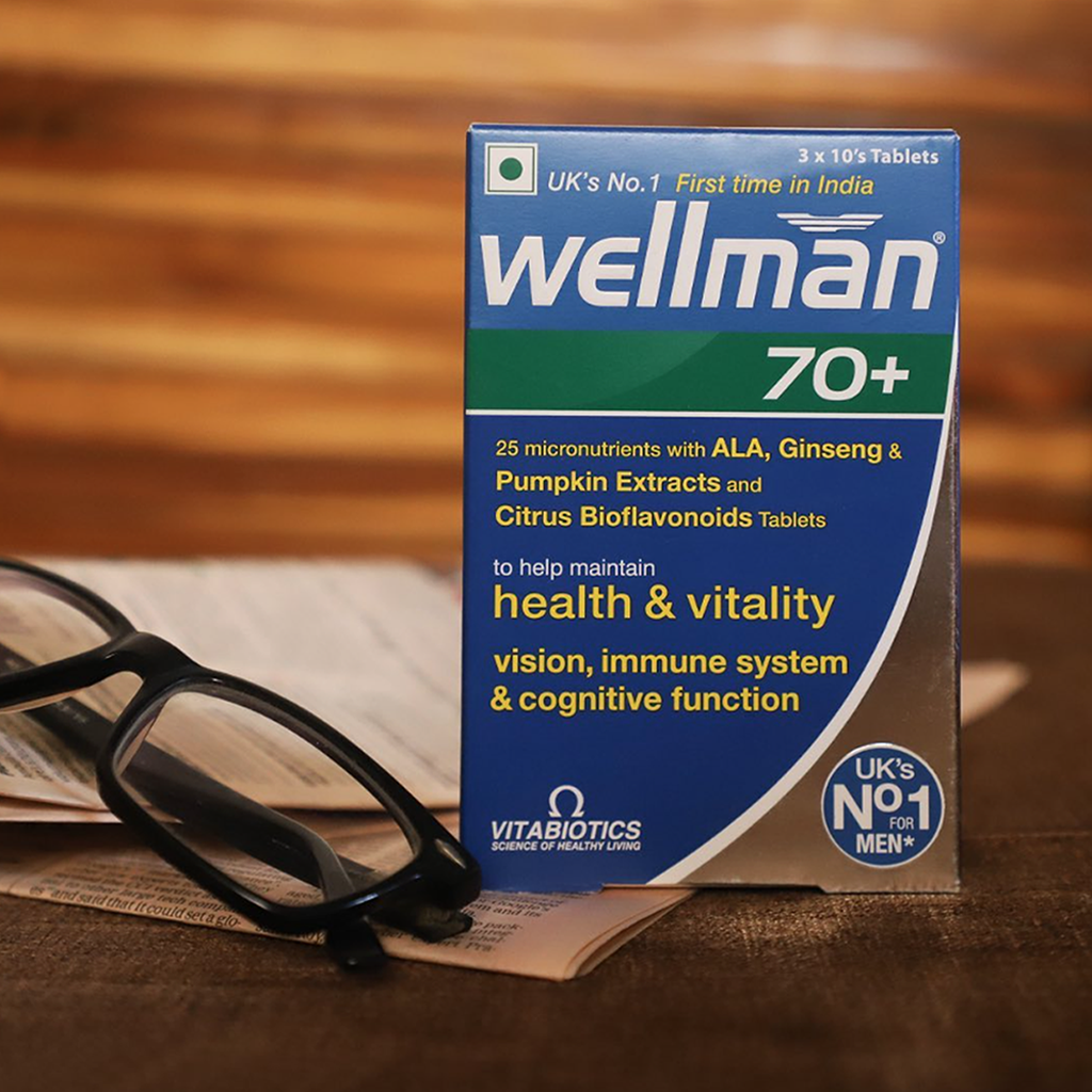 Vitabiotics Wellman 70+ - 30 tabs
