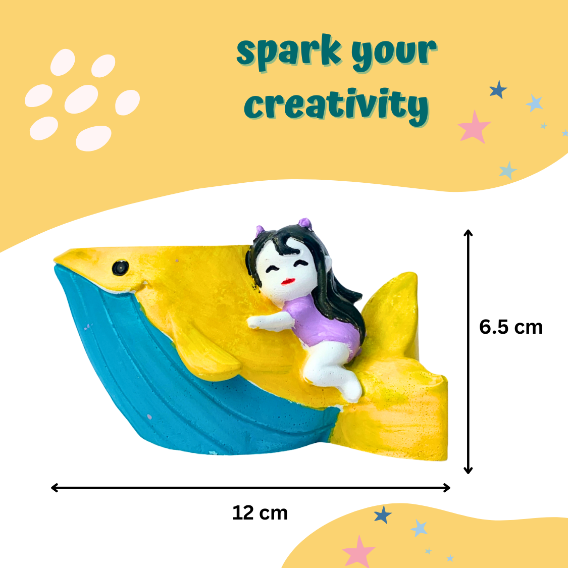 Paint Your Own Planter - Whale