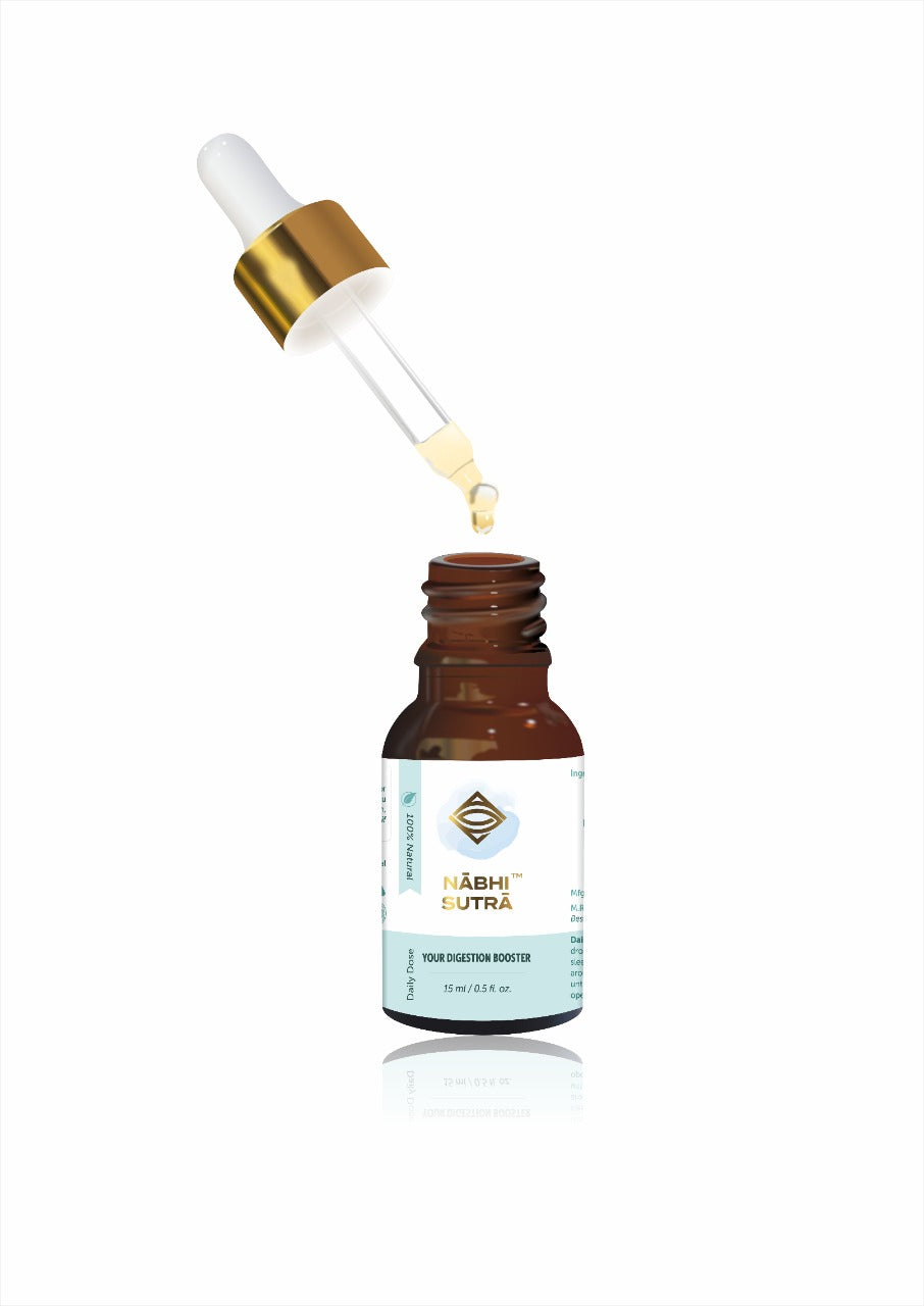 Nabhi Sutra Daily Digestion & Detox - Belly Button Oil - 15 ml