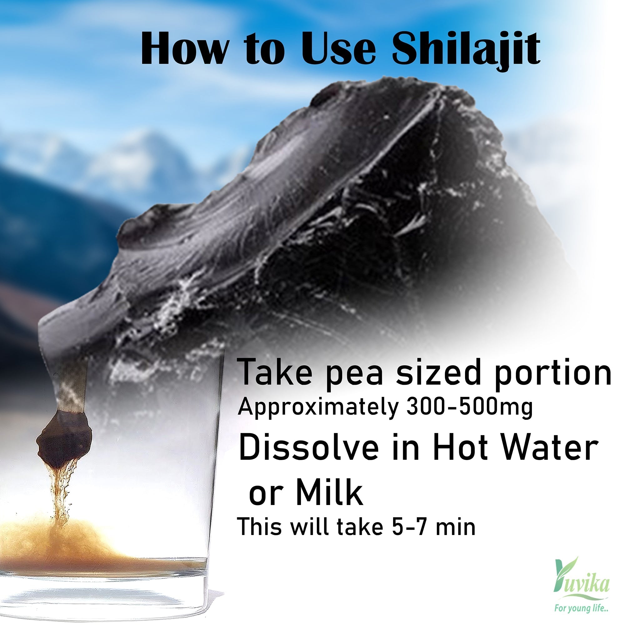 Yuvika Shilajit - Shilajeet - Asphaltum - Asphaltum Puniabium