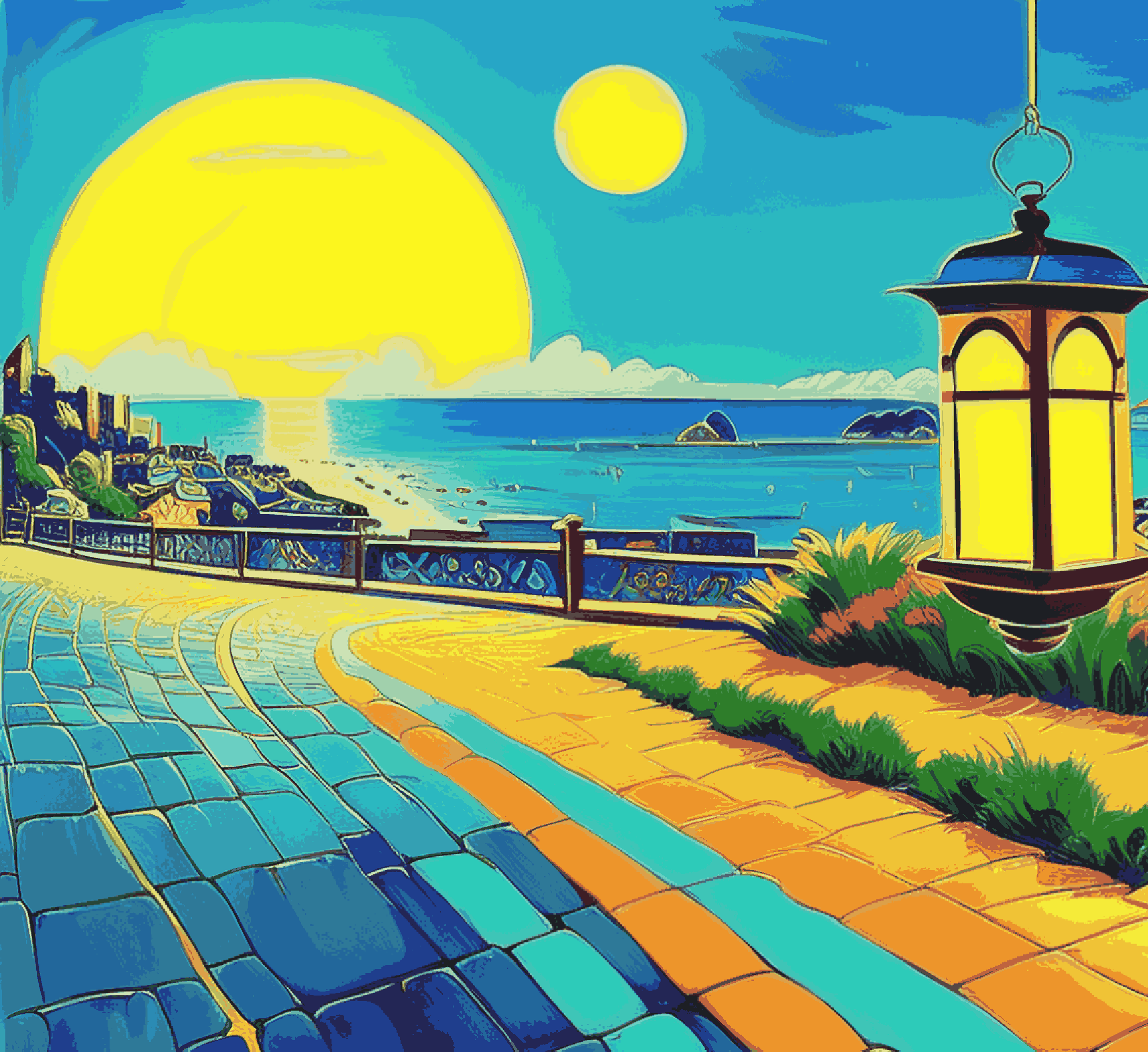 Yellow Lamp Yellow Sun