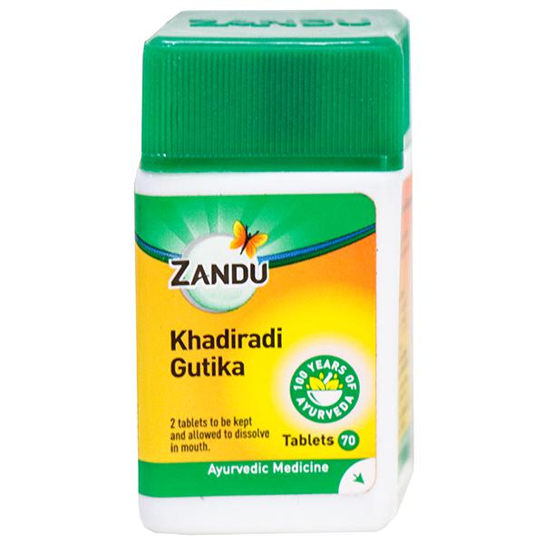 Zandu Khadiradi Gutika - 70 Tabs