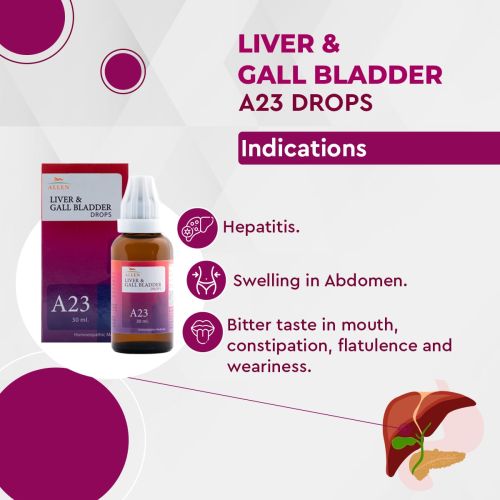 Allen Homeopathy A23 Liver And Gall Bladder Drops