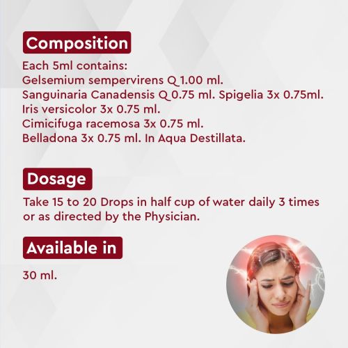 Allen Homeopathy A24 Migraine & Nueralgia Drops