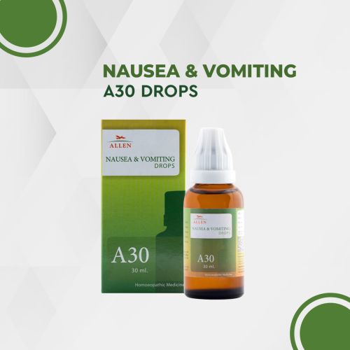 Allen Homeopathy A30 Nausea & Vomiting Drops