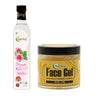 Nutriorg Certified Organic Rose Water & Aloevera Face Gel Sandal & Turmeric Combo