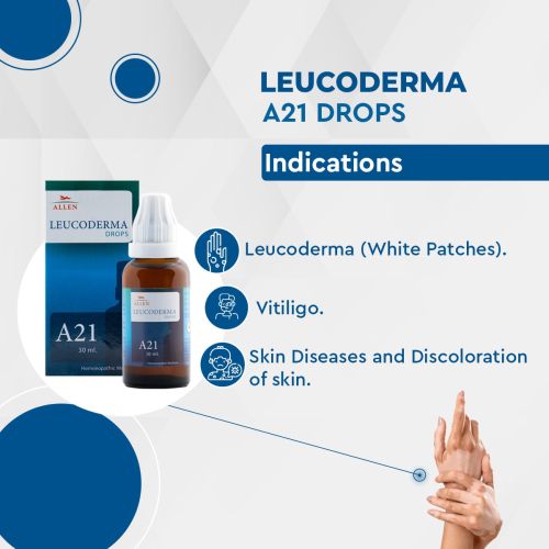 Allen Homeopathy A21 Leukoderma Drops