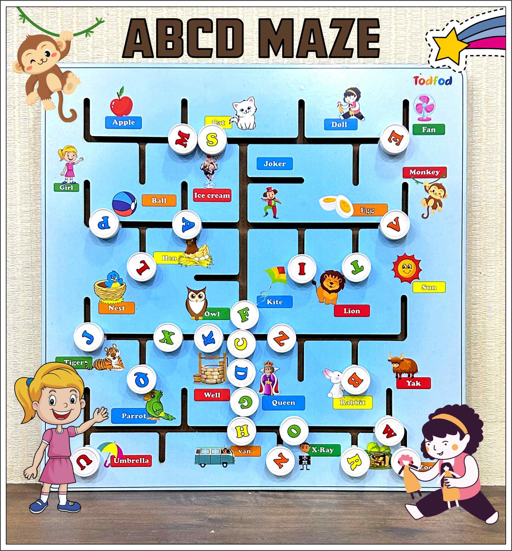 ABCD Maze Learning Toy