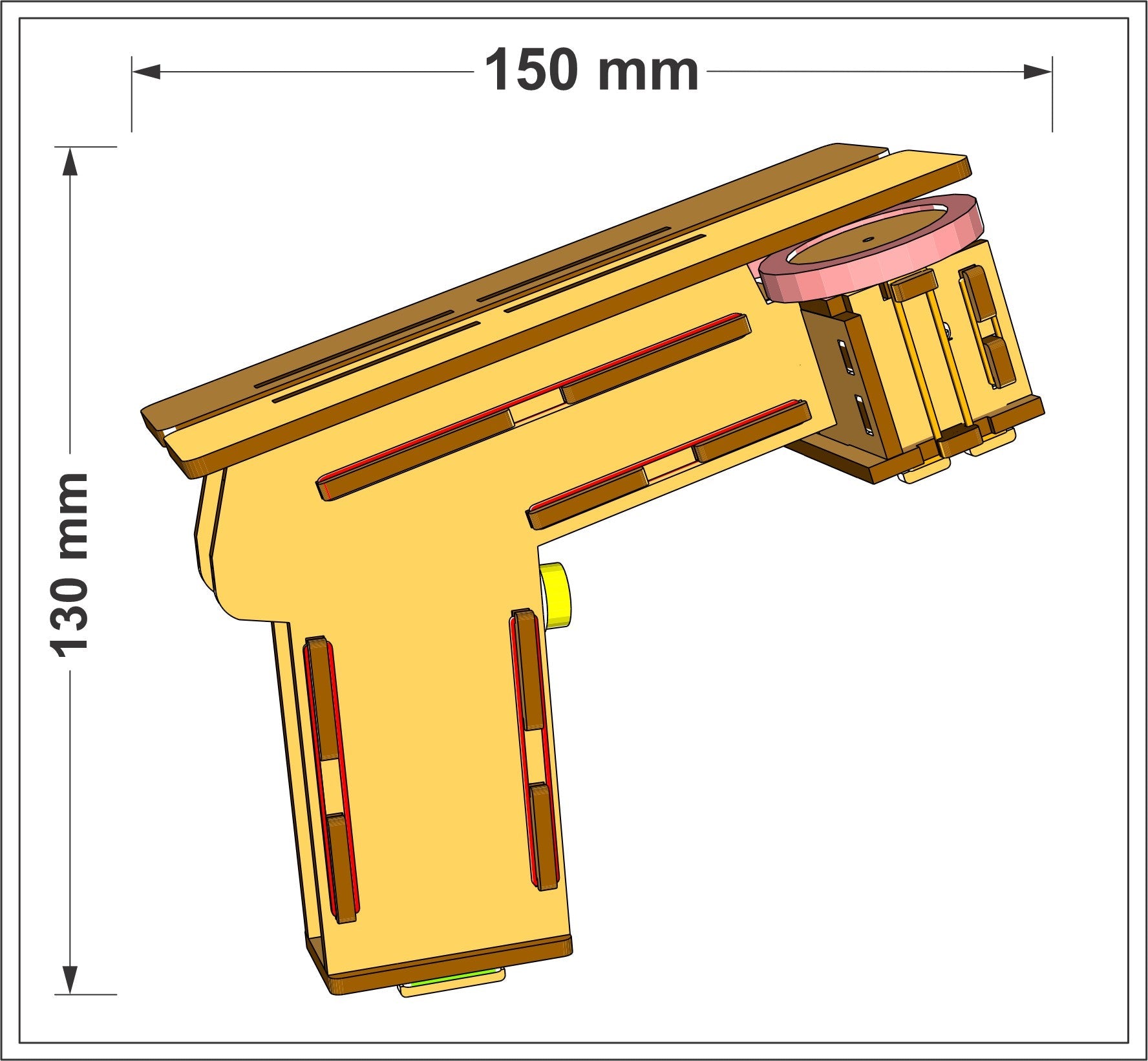 Wooden Self-Building Airplane Launcher