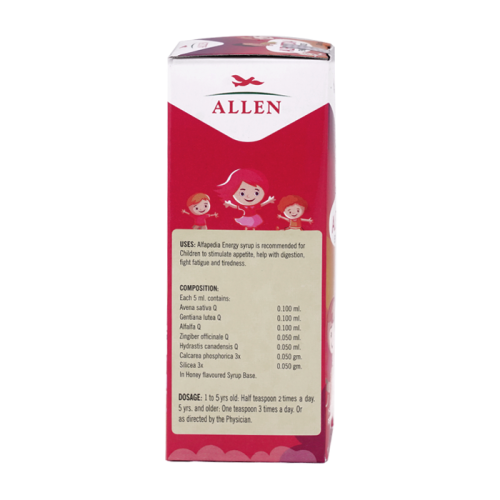 Allen Homeopathy Alfapedia Energy 4 Kids - Honey Flavoured