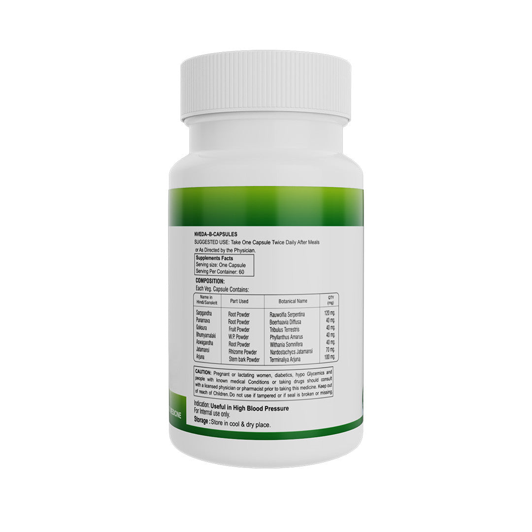 Nveda B-Capsules for BP control  - 60 Capsules