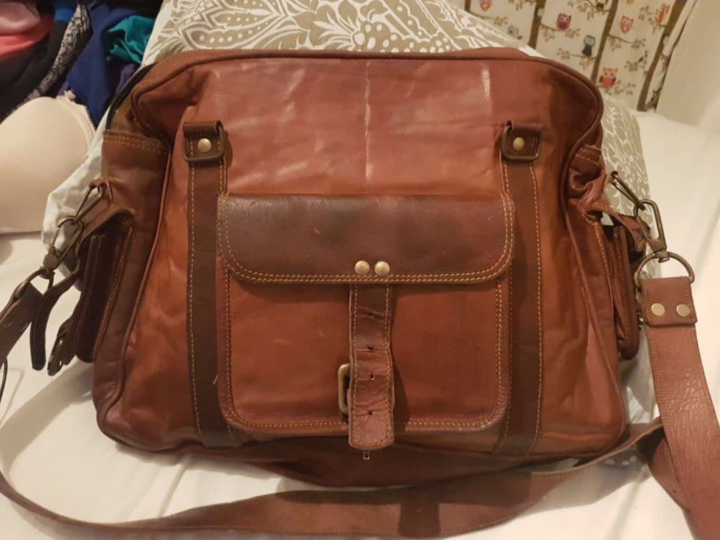Craftshades – 13 Inch Handcrafted Leather Women’s brown Tote Bag | 100% Genuine Leather