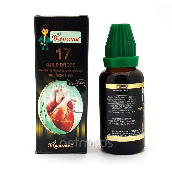 Bioforce Blooume 17 Heart Care Gold Drops - 30 ml