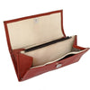 Craftshades – 8 Inch Handcrafted Unique Red Clutch Leather Bag for Women
