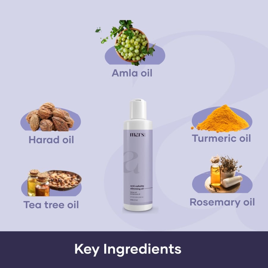Mars by GHC Anti Cellulite Slimming Oil - 200 ml