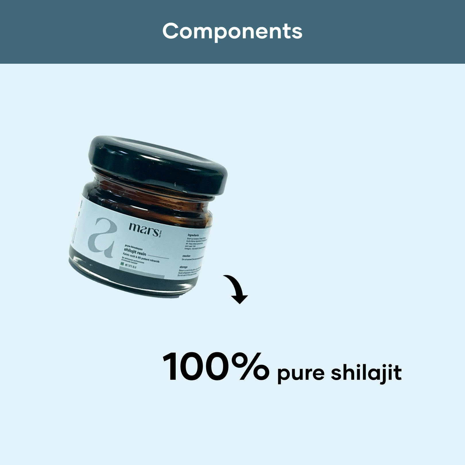 Mars by GHC Mars Pure Himalayan Shilajit (Resin) - 15 gms