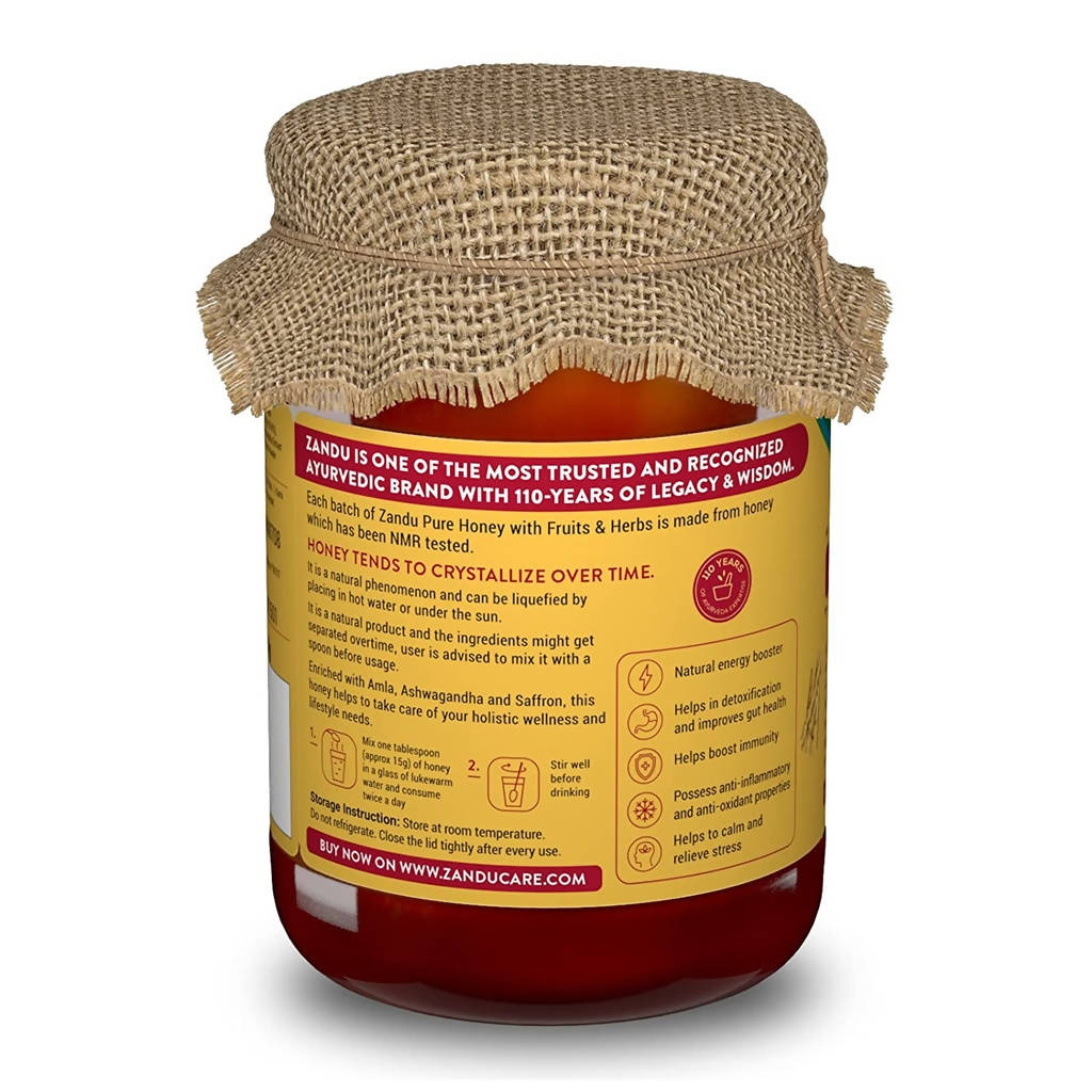 Zandu Pure Honey with Fruits & Herbs