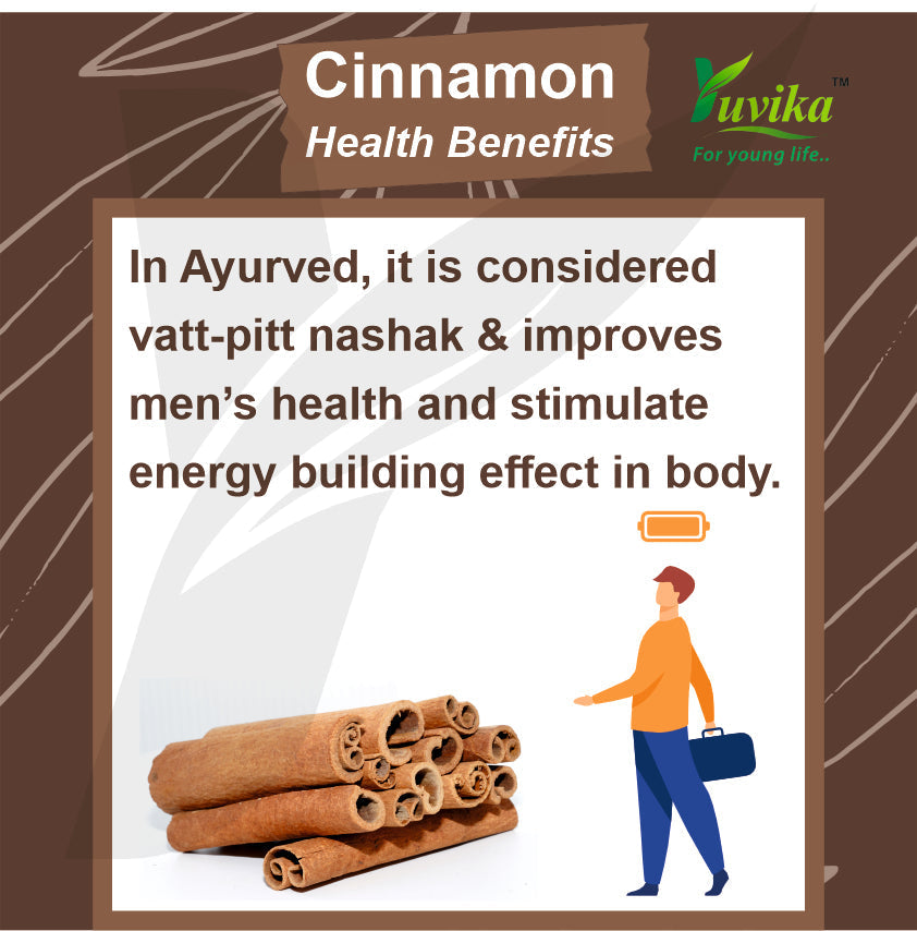 Yuvika Dalchini Gol Powder - Cinnamomum Zeylanicum - Cinnamon Powder