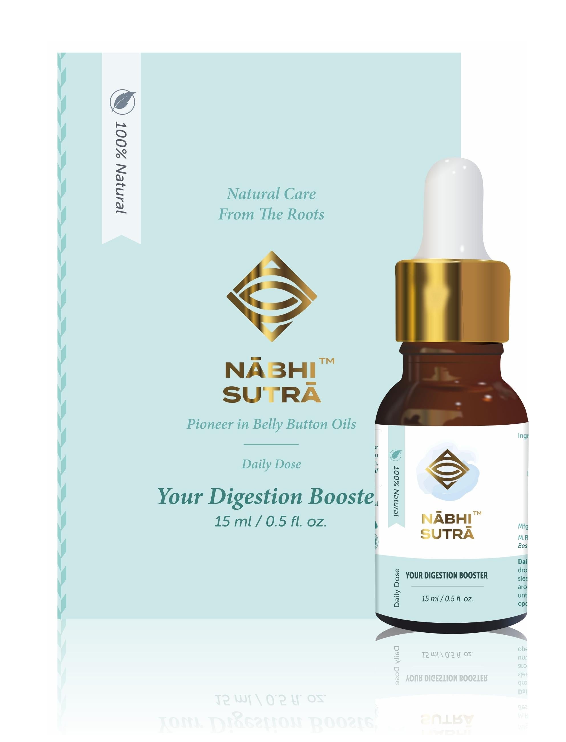 Nabhi Sutra Daily Digestion & Detox - Belly Button Oil - 15 ml