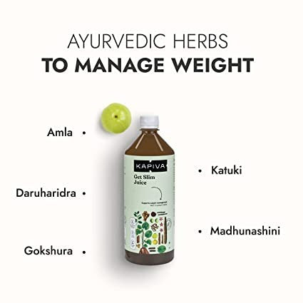 Kapiva Ayurveda Get Slim Juice - 1 Liter