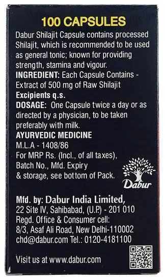 Dabur Shilajit Capsules