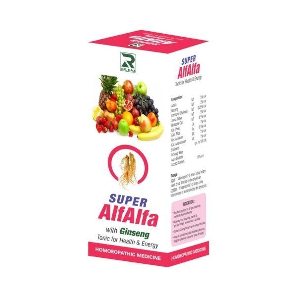 Dr.Raj Super Alfalfa with Ginseng Tonic - 100 ml