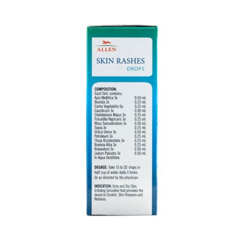 Allen Homeopathy A54 Skin Rashes Drops