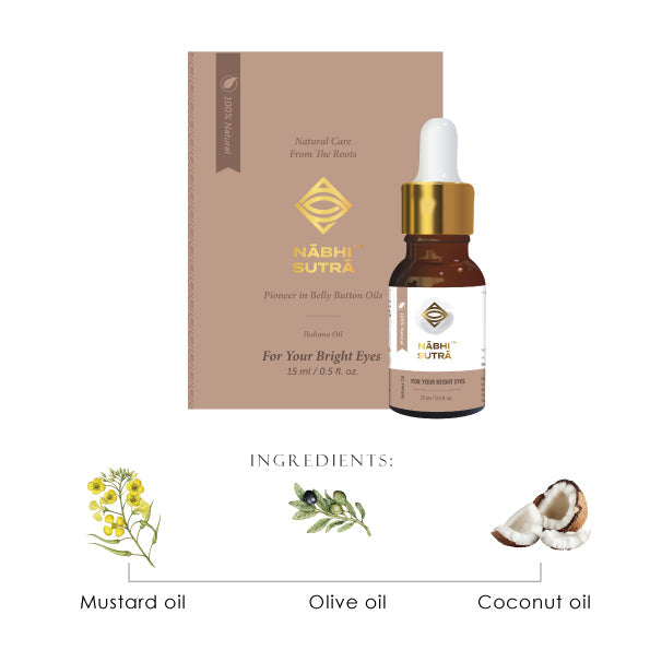 Nabhi Sutra Eye Care - Belly Button Oil - 15 ml