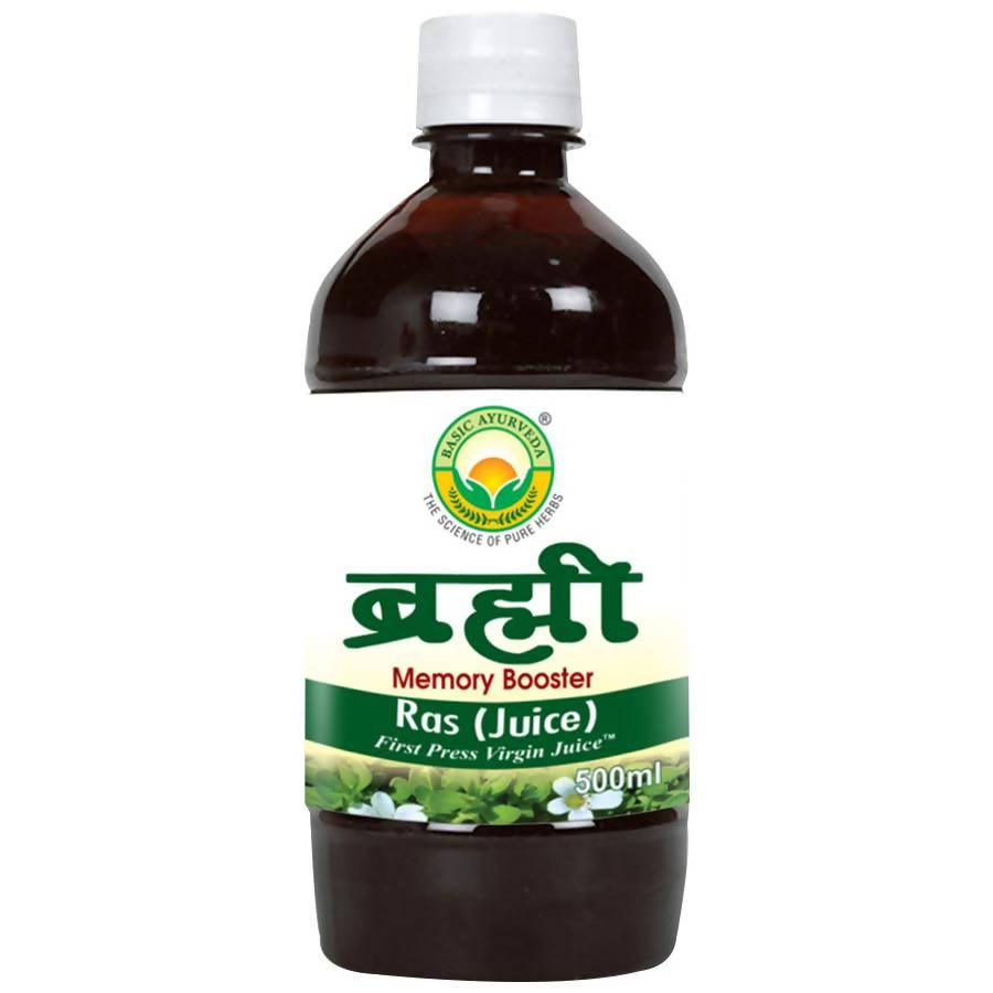 Basic Ayurveda Brahmi Ras Juice - Memory Booster - 500 ml