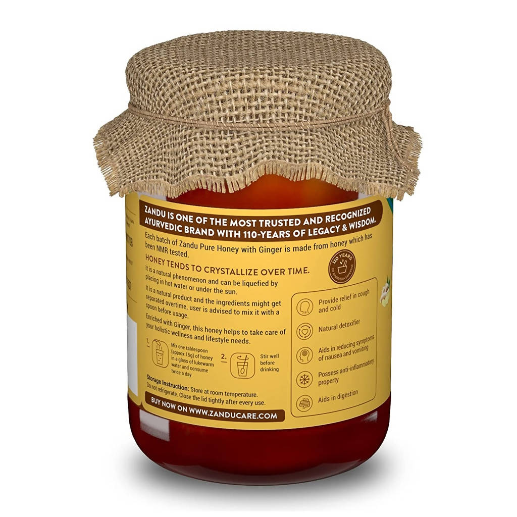 Zandu Pure Honey with Ginger