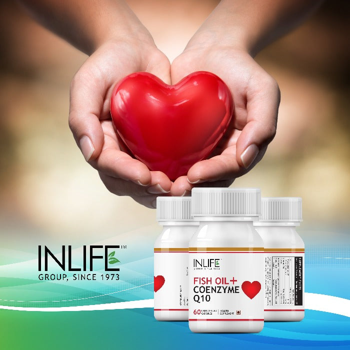 INLIFE Fish Oil with CoQ10 Supplement - 60 tabs