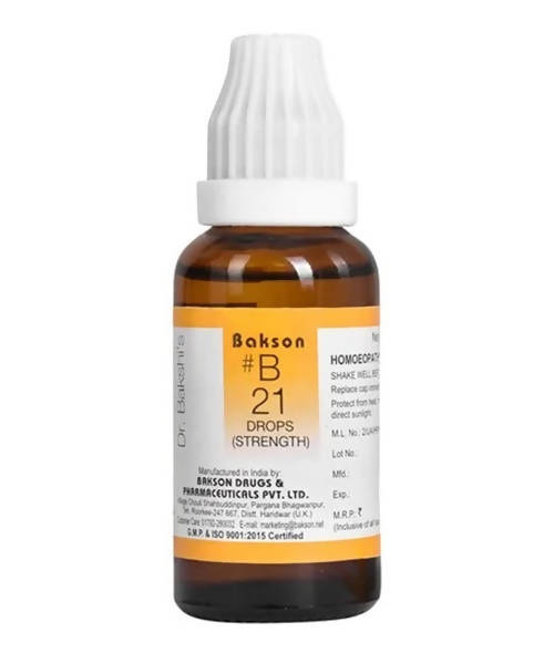 Bakson's Homeopathy B21 Drops - 30 ml