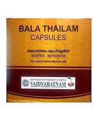 Vaidyaratnam Bala Thailam Capsules - 100 Tabs