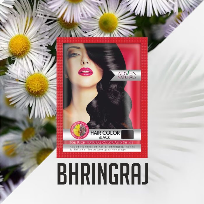 Adven Naturals Black Hair Color - 30 gms