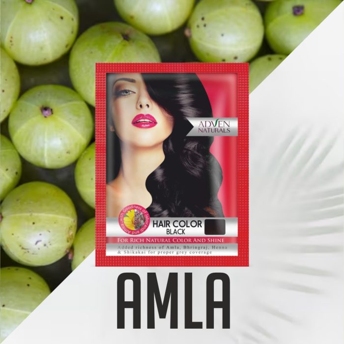 Adven Naturals Black Hair Color - 30 gms