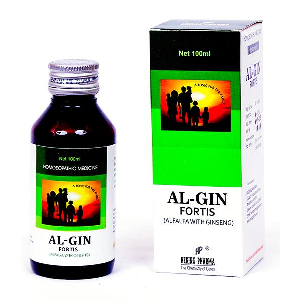 Hering Pharma Al-Gin Fortis (Alfalfa with Ginseng) Tonic - 100 ml