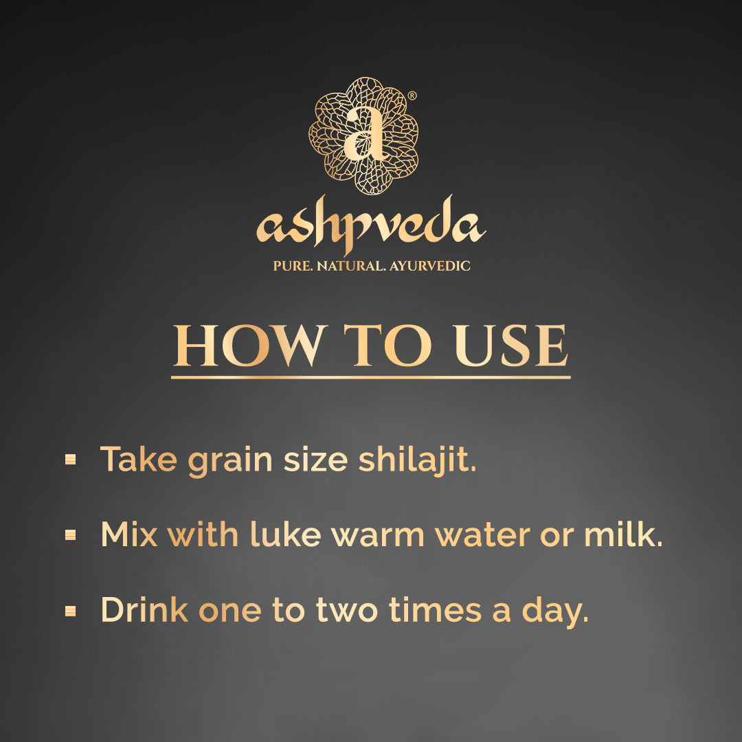 Ashpveda Kesar Gold Shilajit - 30 gms