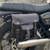 Craftshades Leather Motorcycle Black Side Bags