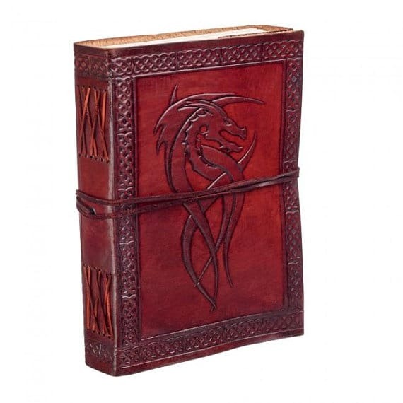 Craftshades – Vintage Dragon Embossed Unique Design 7″5 Handcrafted Leather Journal/Diary 200 page | 100% Genuine Leather