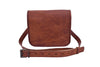 Craftshades – 9.11 Inches Full Flap Handcrafted Goat Leather Messenger Bag